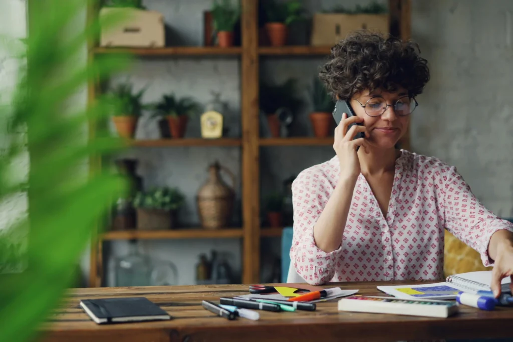 woman entrepreneur on a entrepreneur on a sales call