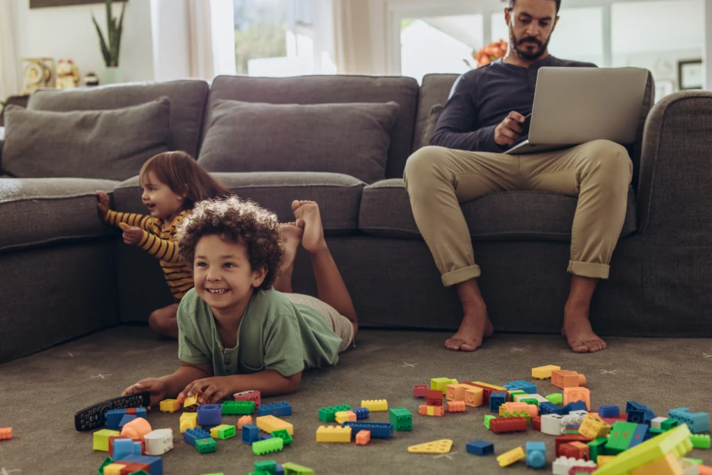 work from home dad: child-proofing your home office
