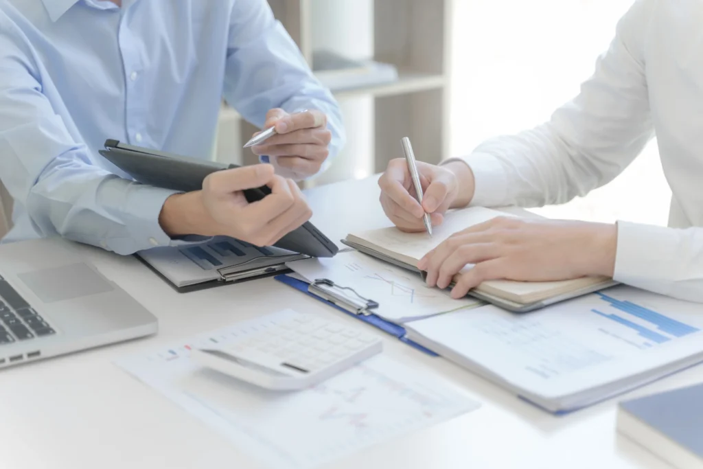 accountants cutting down business costs