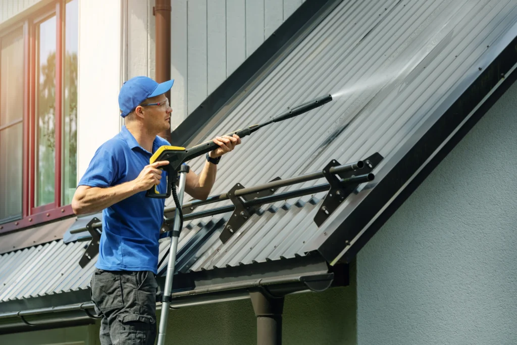handyman services: pressure washing