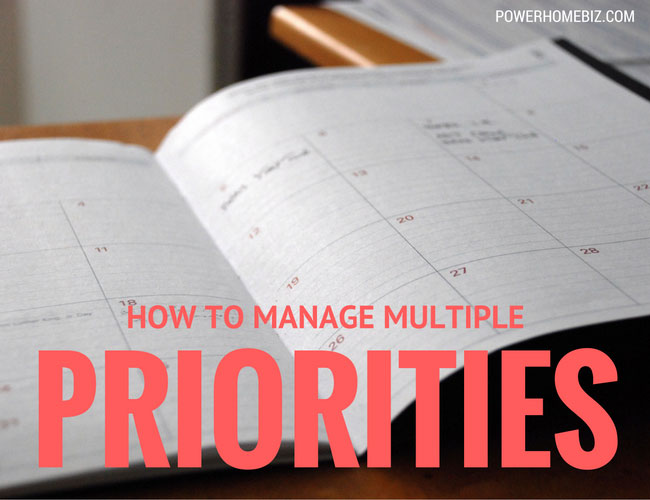 How to manage multiple priorities