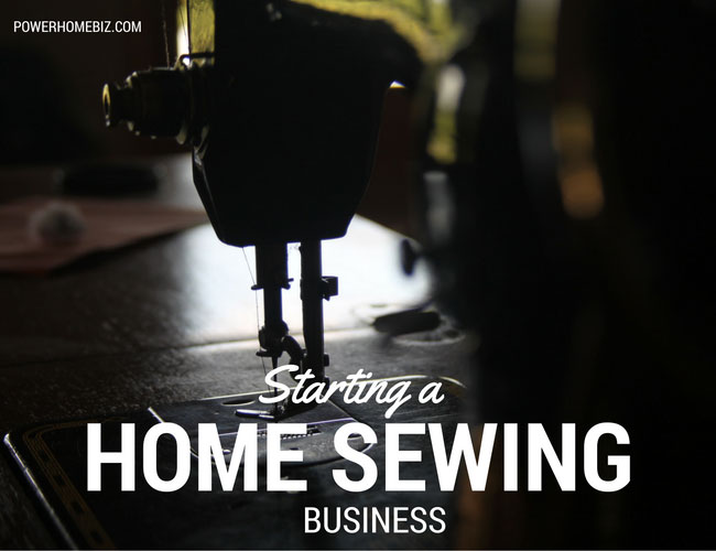 starting a sewing business from home