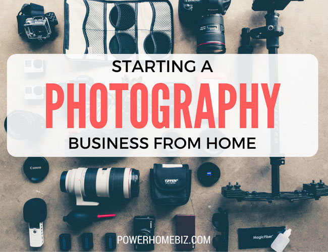 How to start a photography business from home