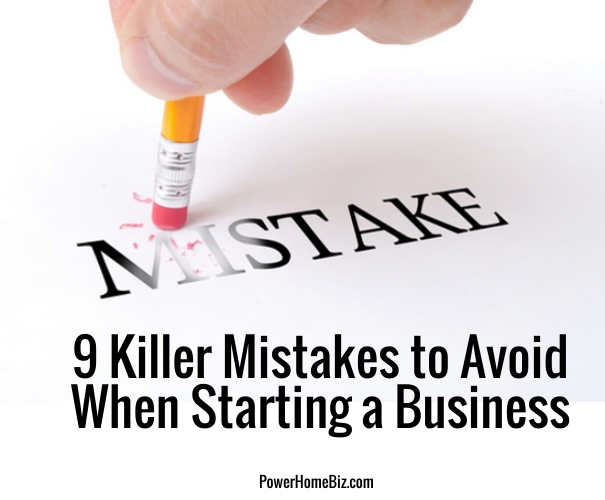 mistakes starting a business