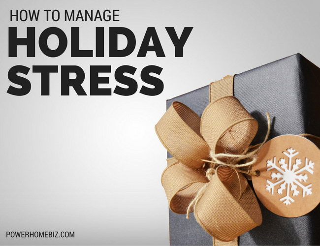 How to Manage Holiday Stress