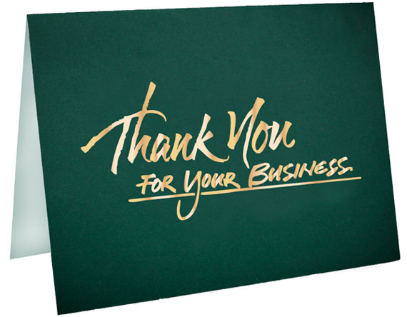 thank you card