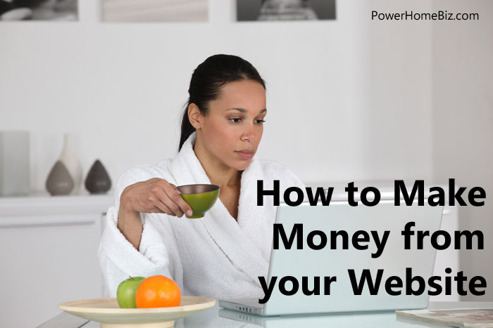 how to make money from website