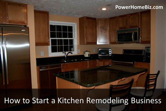 start kitchen remodeling business