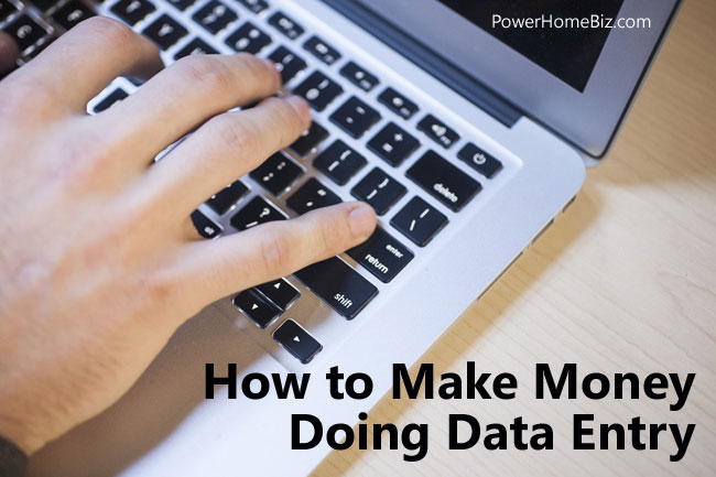 make money data entry