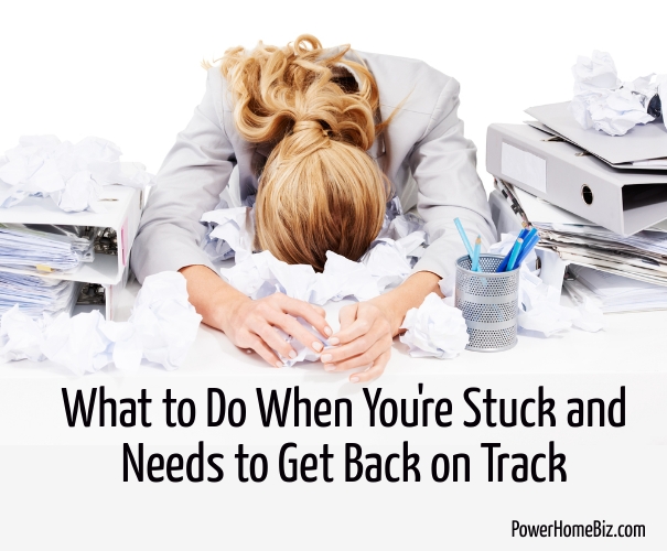 what to do when you get stuck