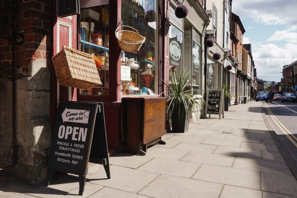 Main Street retail stores