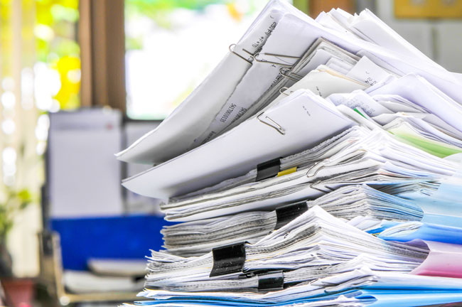 filing home office records
