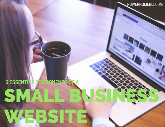Essential components of a small business website