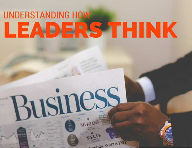 how leaders think