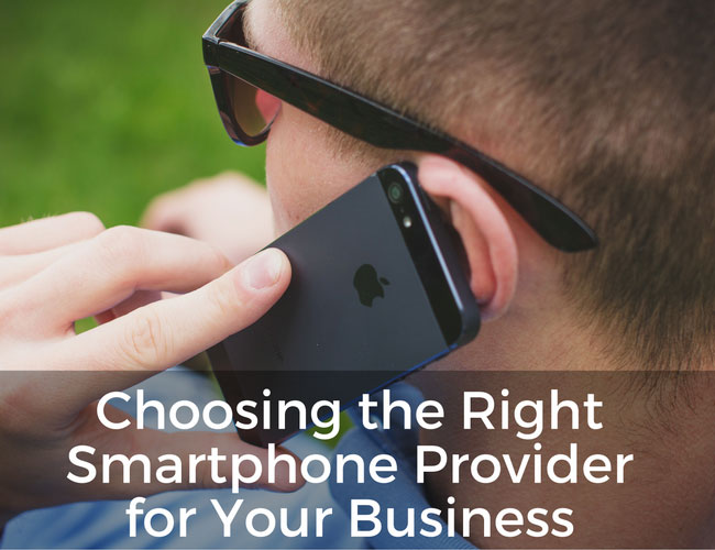 choosing the right smartphone provider