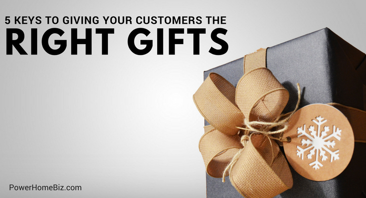 Keys to Giving Your Customers the Right Gifts