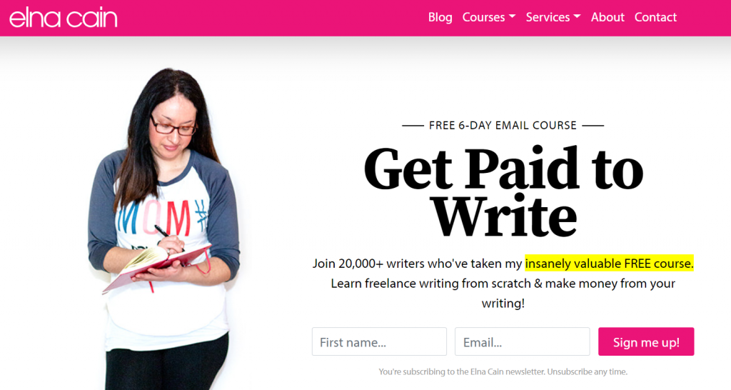 Elna Crain email marketing