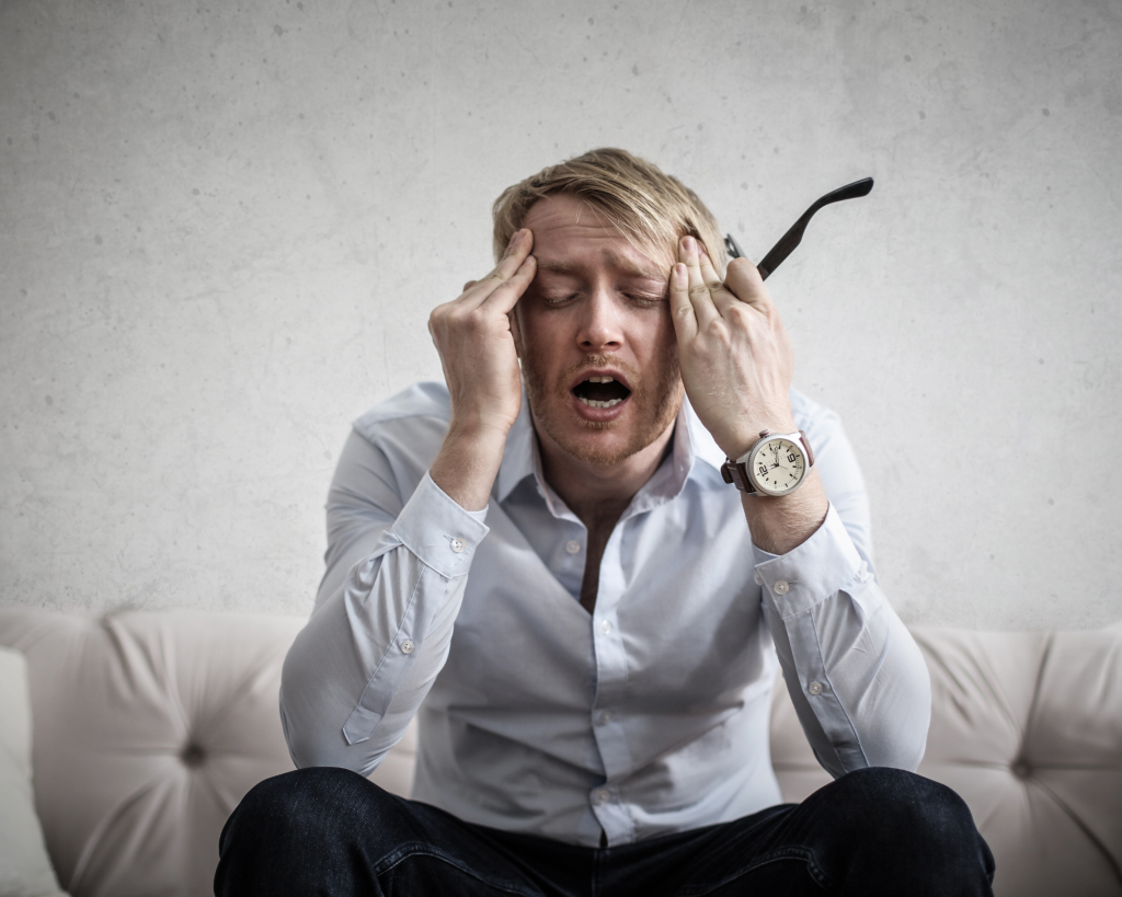 stressed entrepreneur