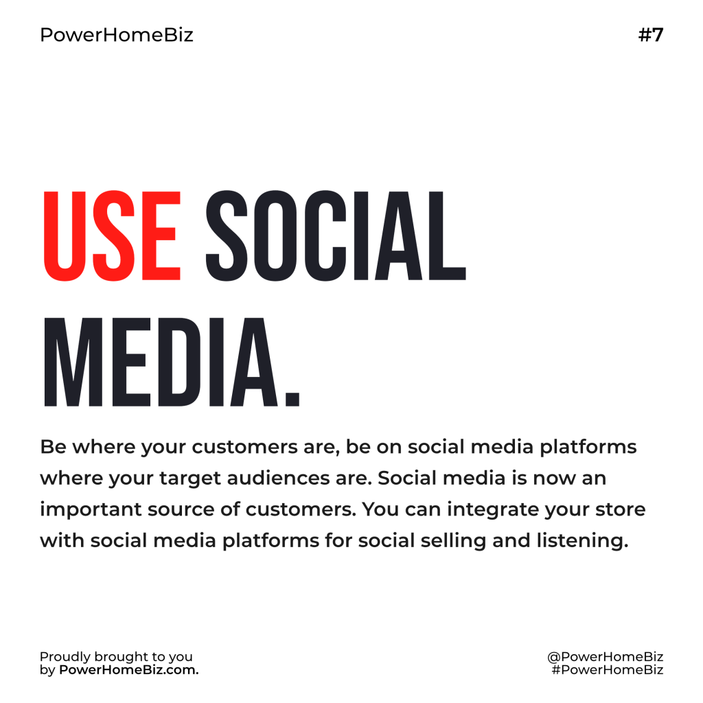social media sell more online