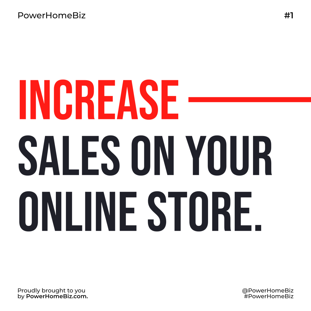 tips on how to increase sales of your online store