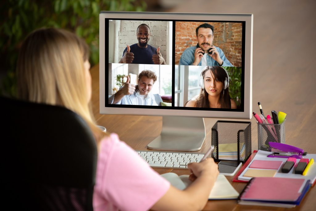 remote work virtual meetings