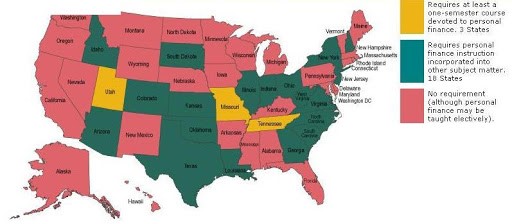 financial literacy of high school students by state