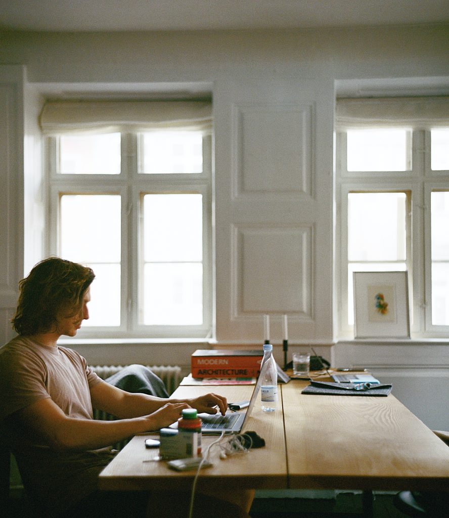 working at home