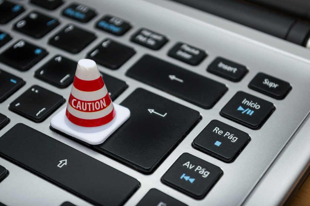 online caution