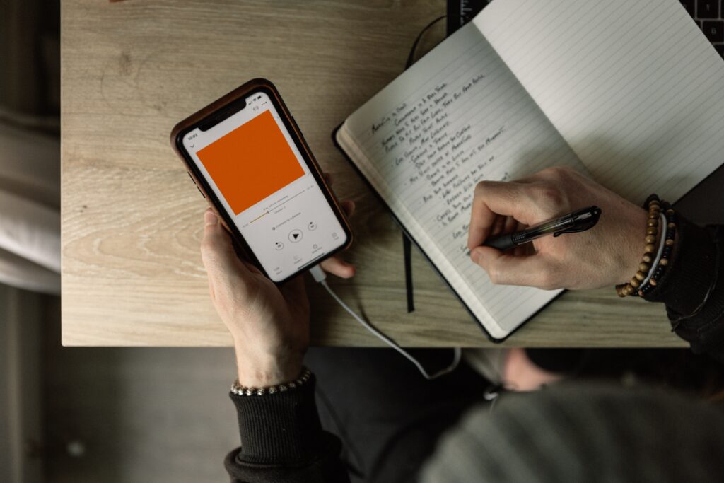 transcribing text