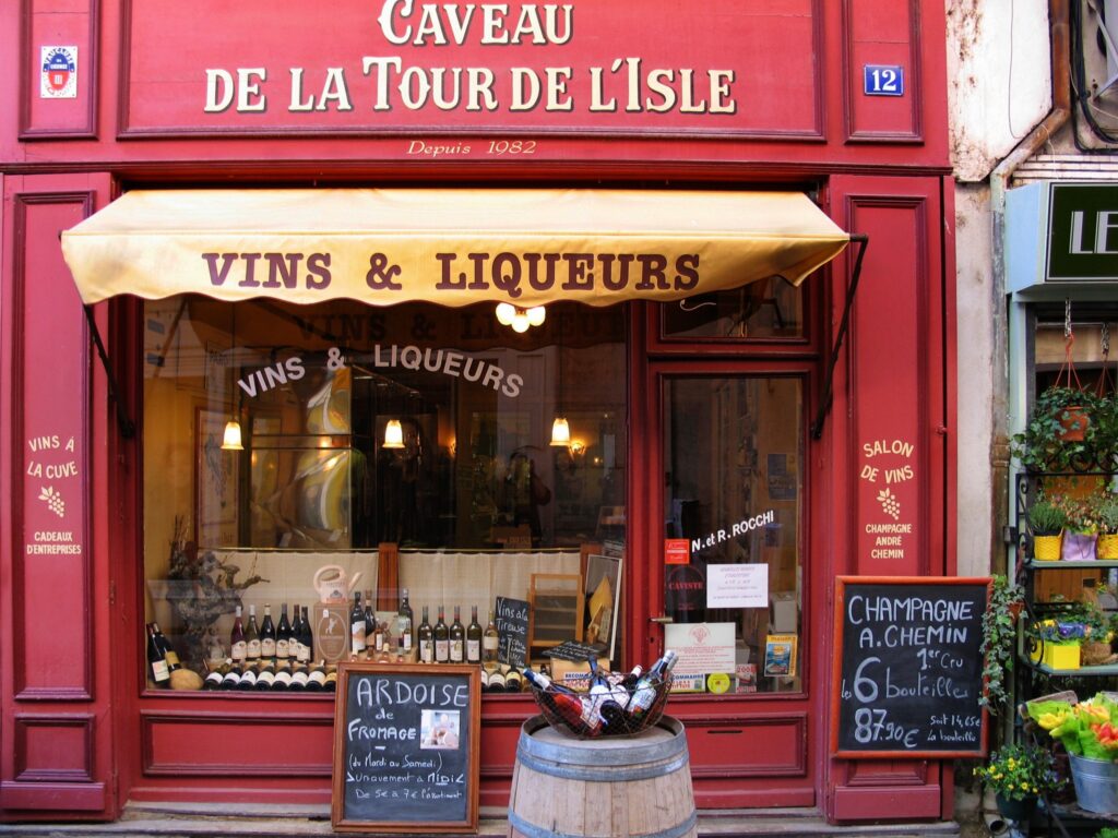 storefront showing business name