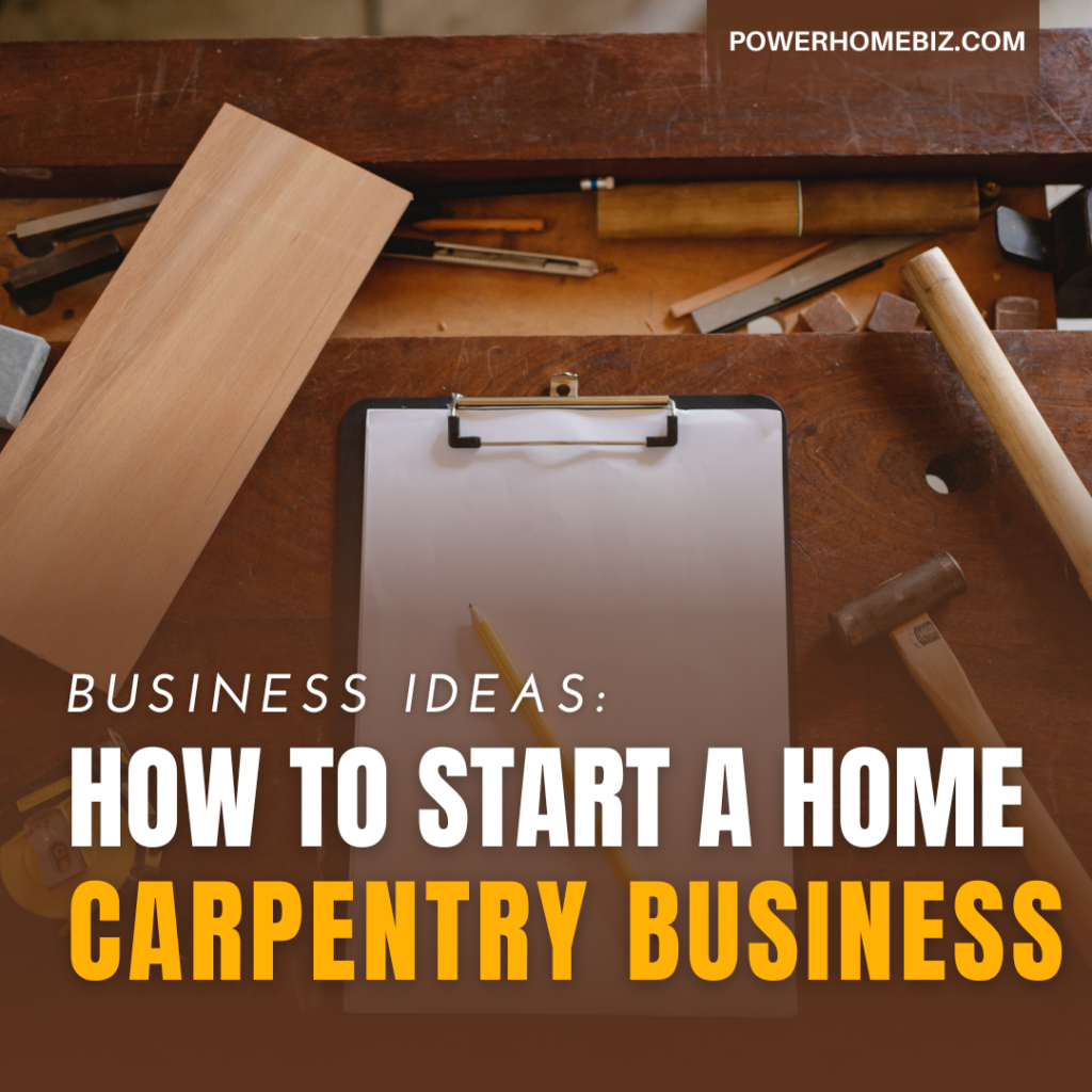 how to start a carpentry business