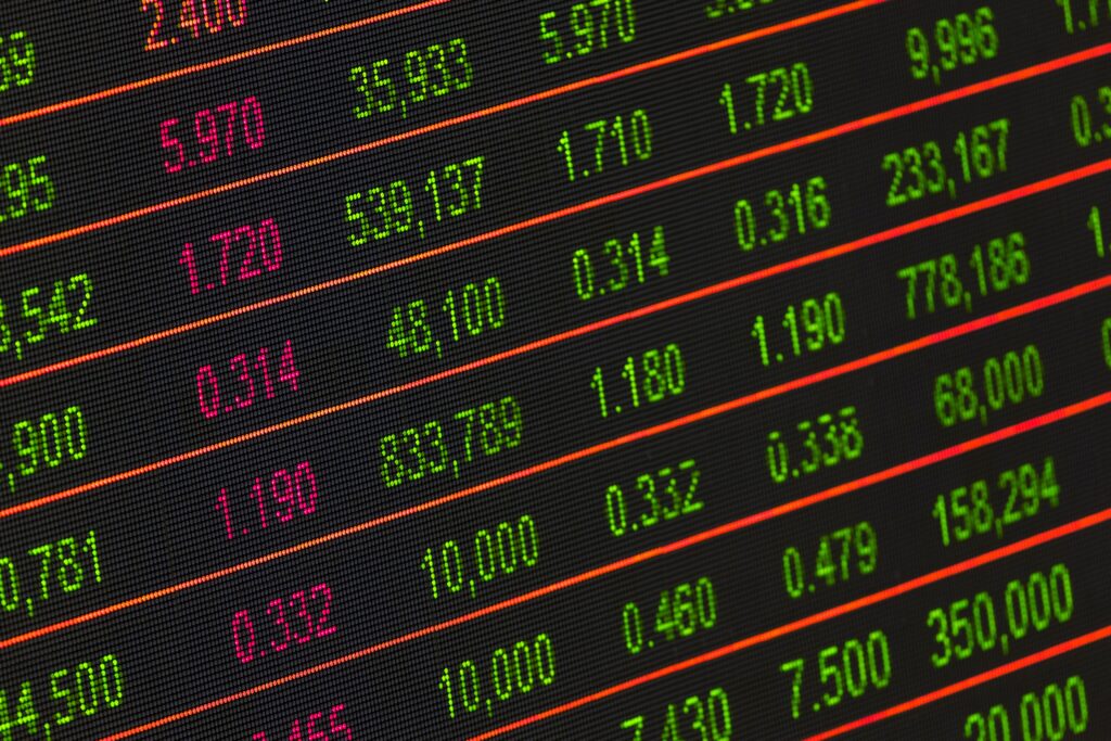 stock market chart