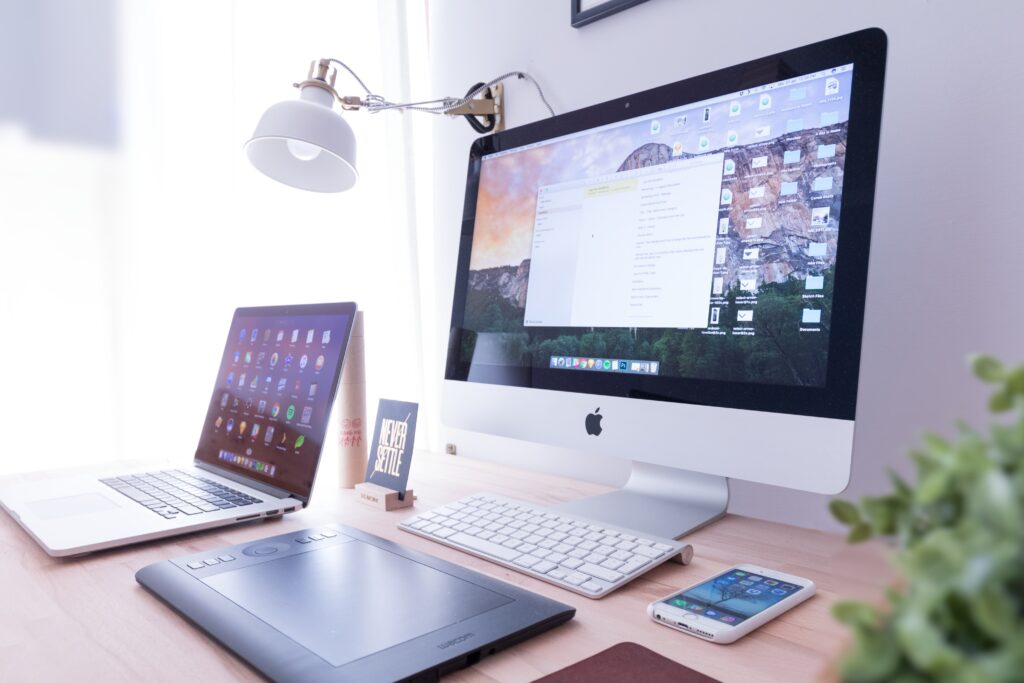 working from home computer system