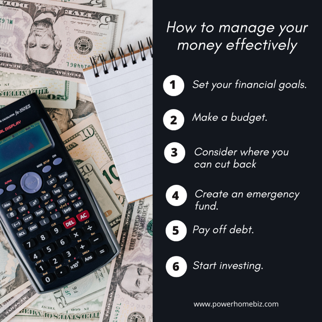 how to manage money