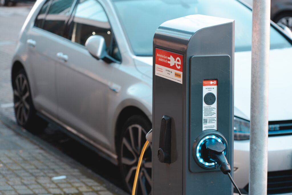 electric car charging station