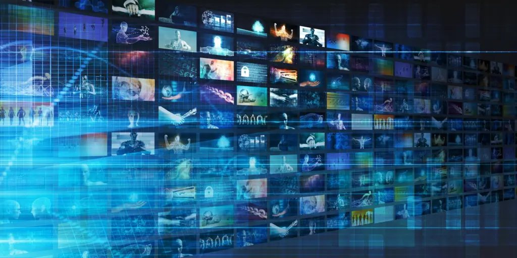 social media wall