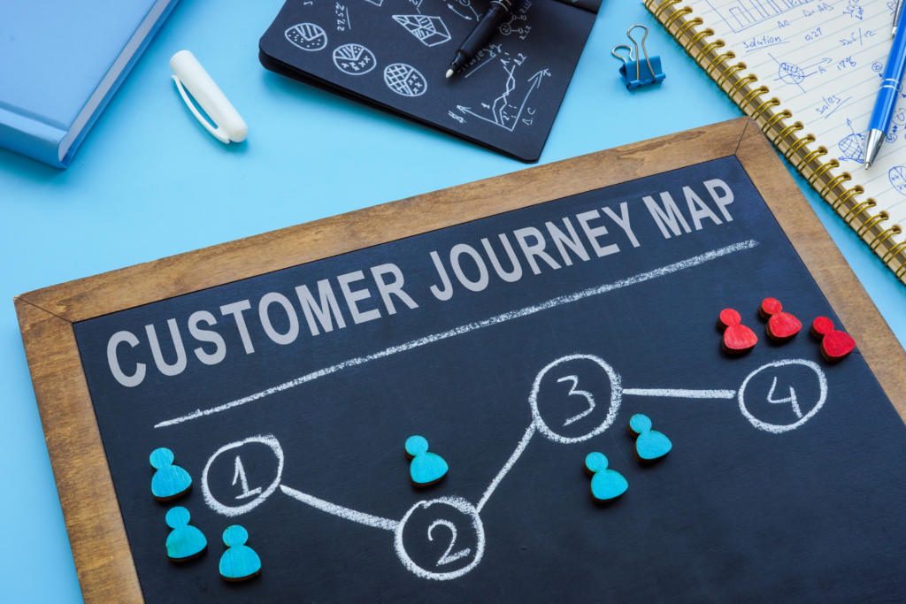 getting larger customer base: customer journey mapping
