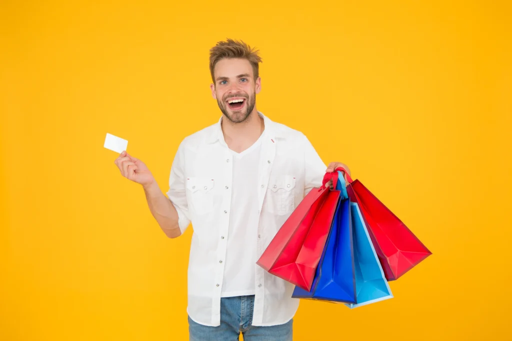 happy customer with positive user experience