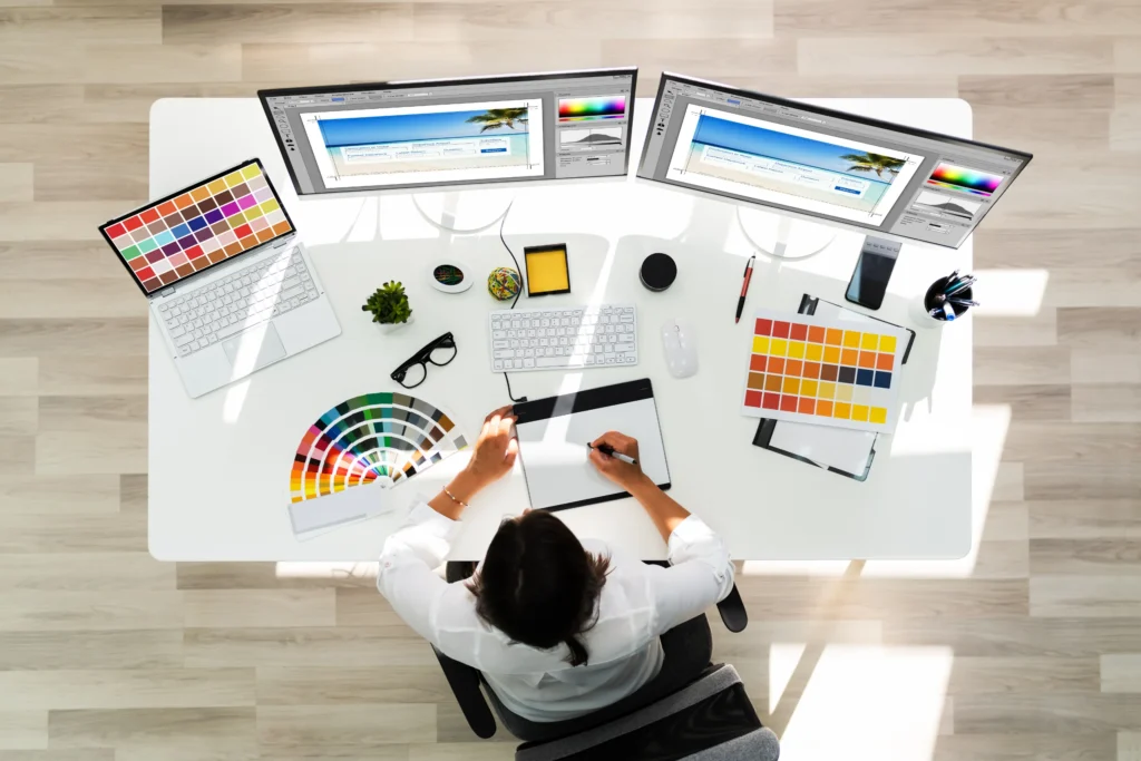 graphic design: using webflow to create a website