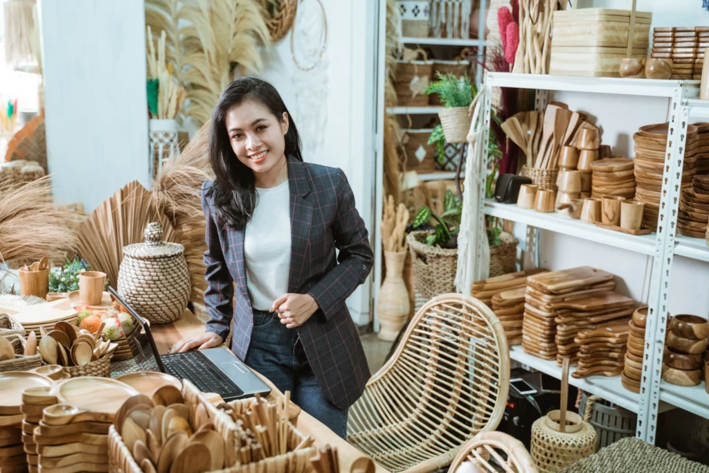 online craft business owner