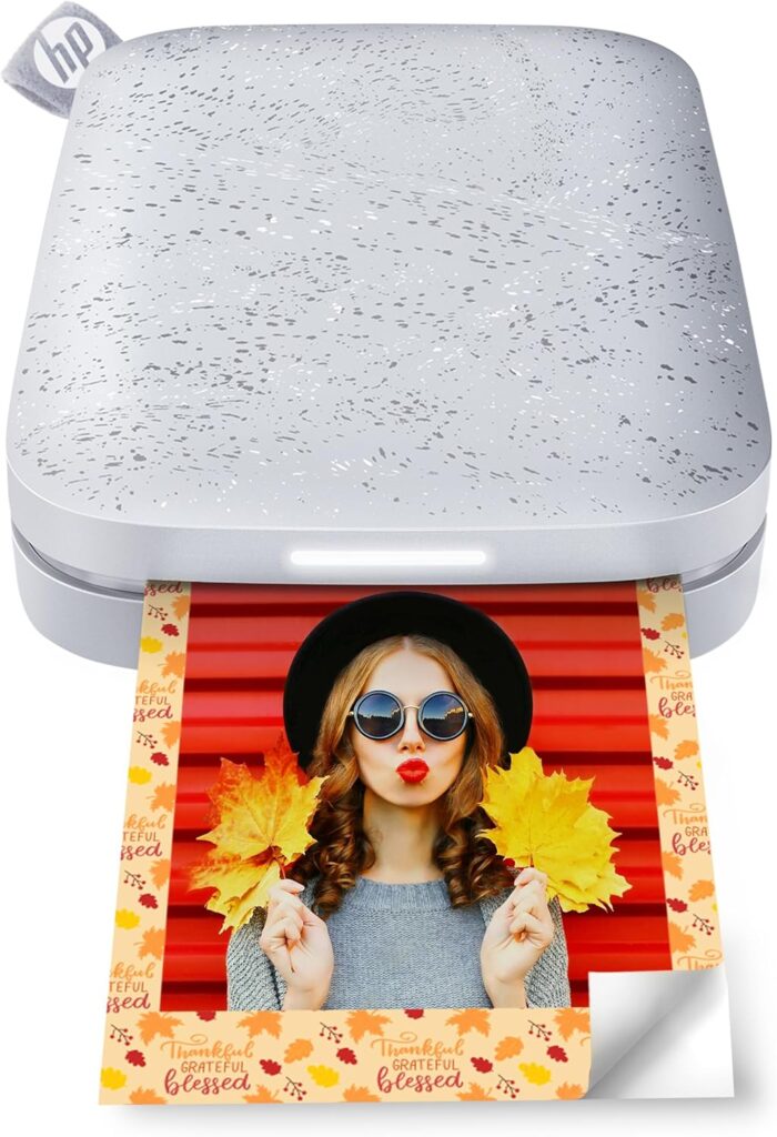 HP Sprocket 2x3" Instant Smartphone Photo Printer - Portable Color Wireless Mobile Printer
