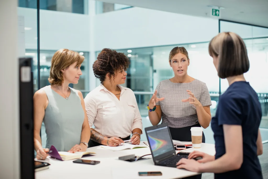 tech entrepreneur women meeting