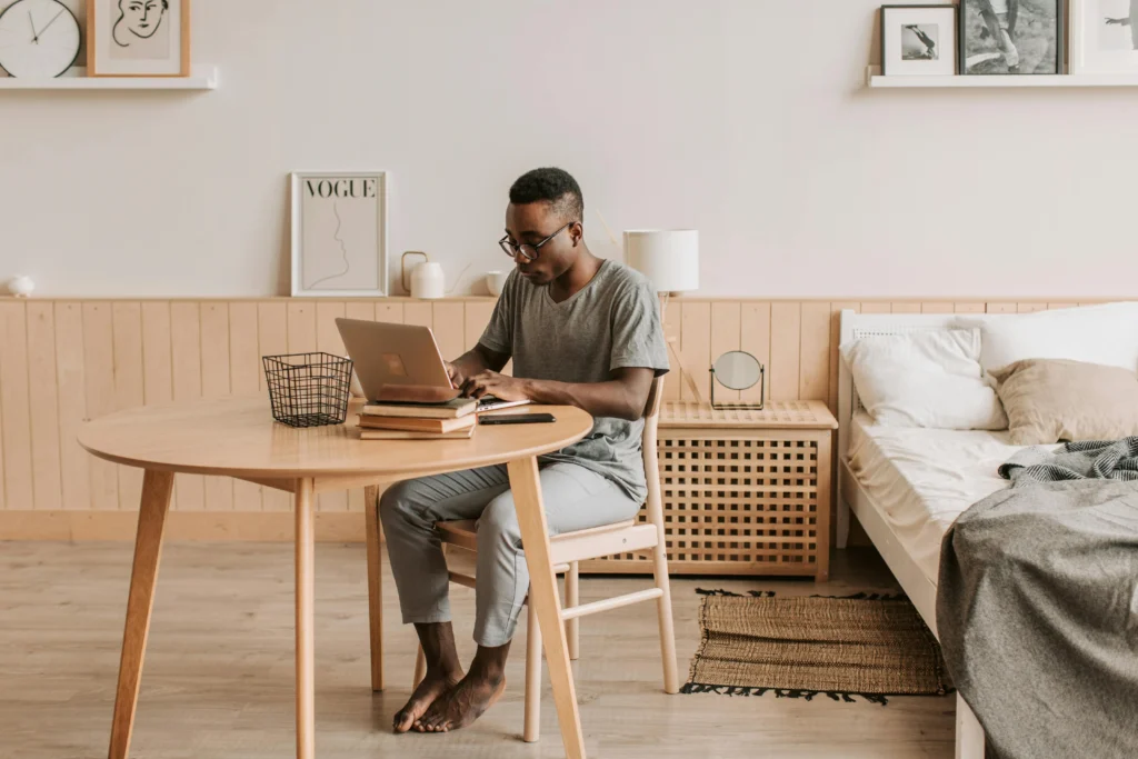 work from home: casual style