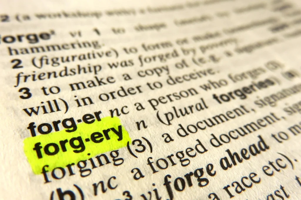 what is forgery