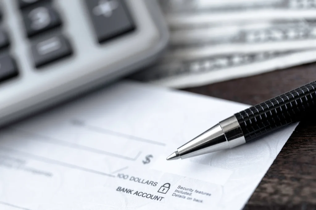 how to write a check