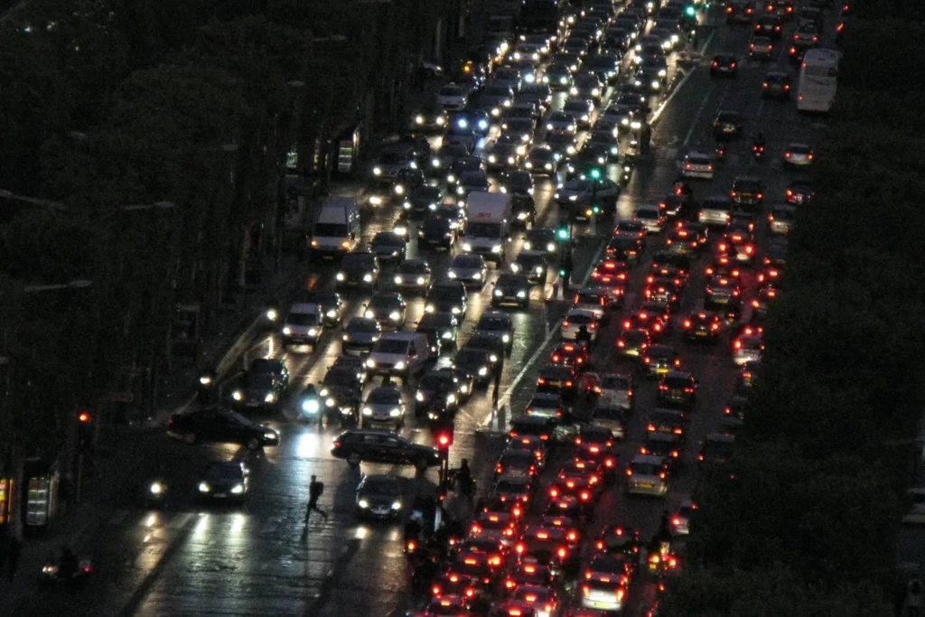 cars on the road traffic