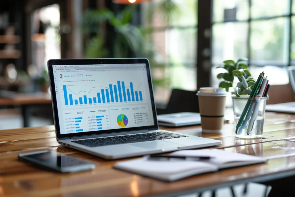 ERP system tables and charts
